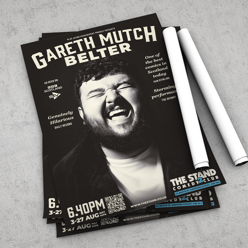 A6 flyer and A3 poster printing Edinburgh Fringe