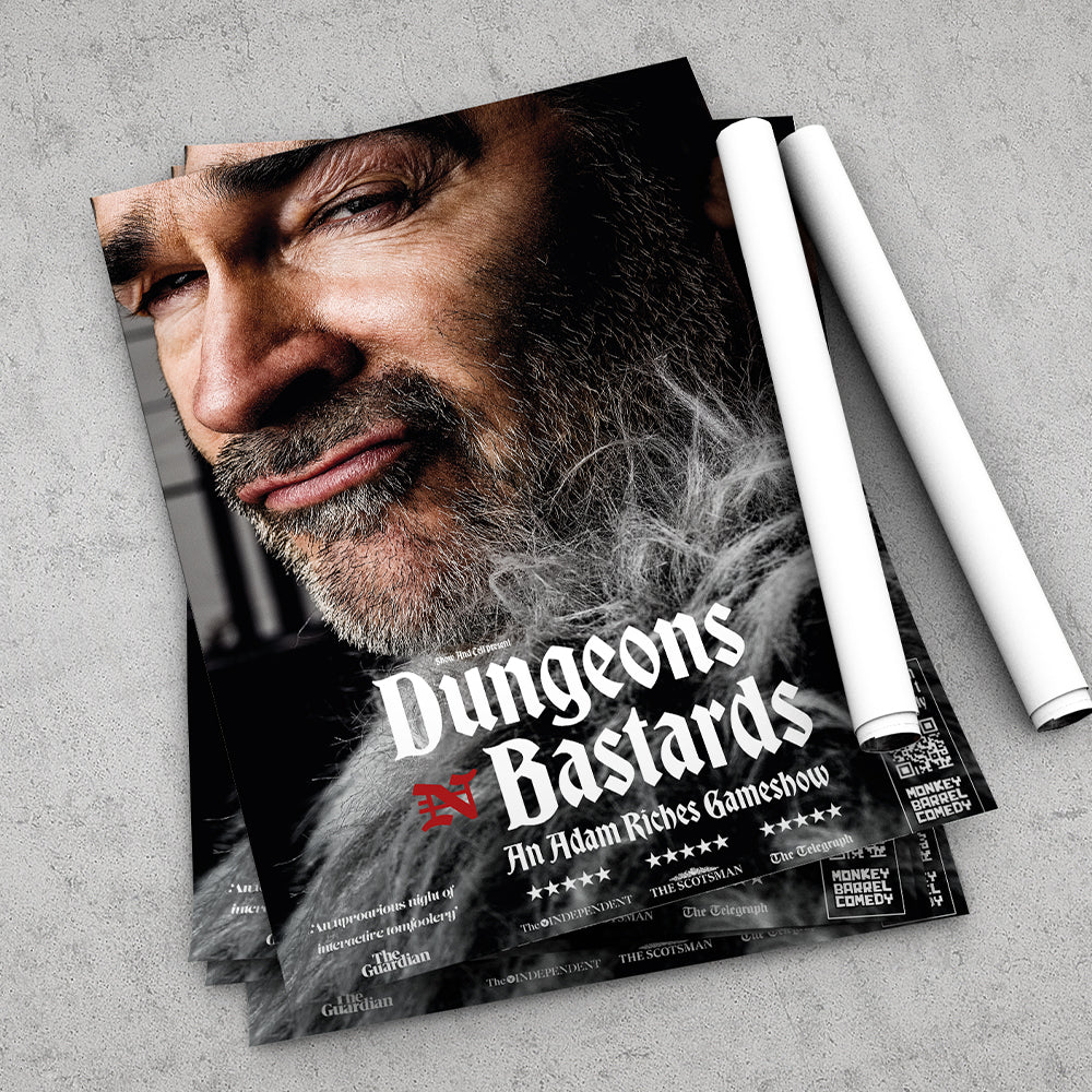 A6 flyer and A3 poster printing Edinburgh Fringe