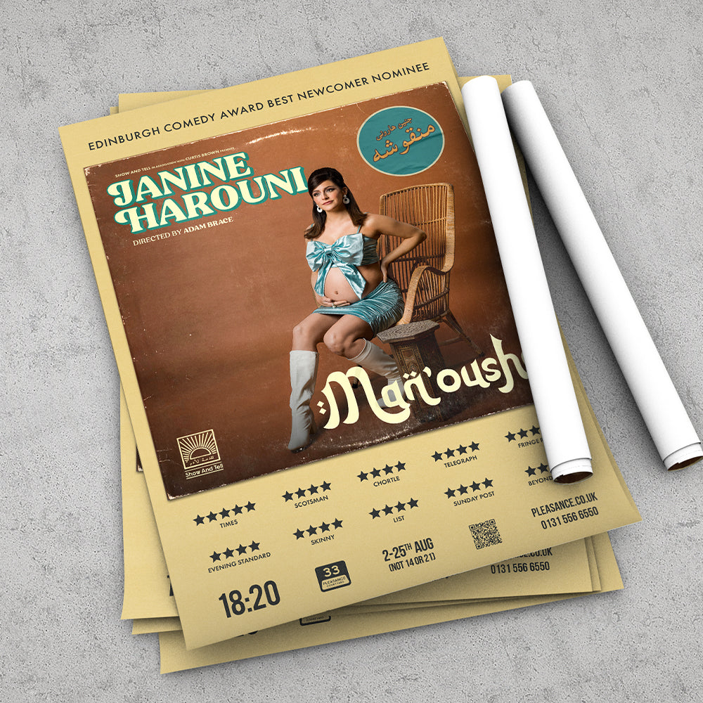 A5 flyer and A3 poster printing Edinburgh Fringe